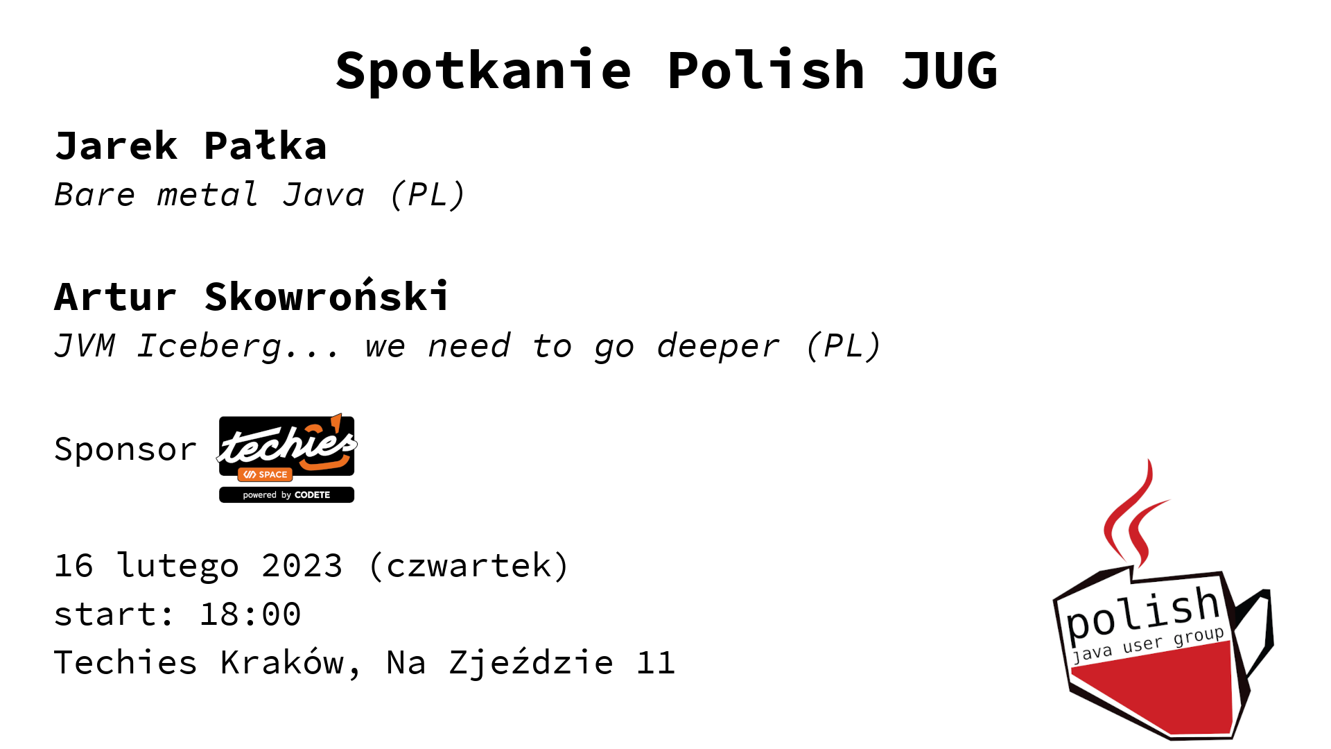 Spotkanie Polish JUG